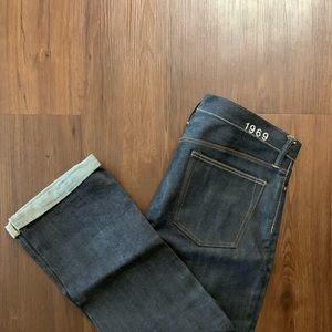 GAP 1969 Jeans 34x32 Skinny Dark blue denim